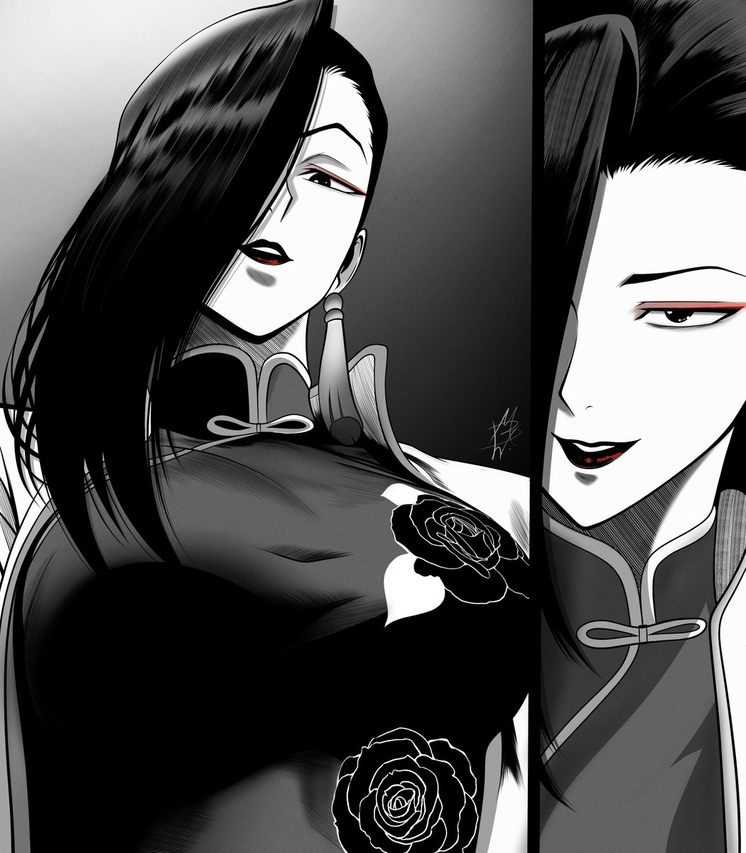 MostlyBlueWyatt's tweet image. I drew the lovely and deadly Shenhua~