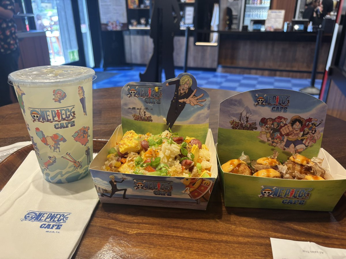 mr. warburton (@misterwarburton) on Twitter photo Was in downtown LA so I stopped in at the One Piece Cafe to say hi to Luffy and crew. Fun place and the pepper and egg fried rice ROCKED! Was in downtown LA so I stopped in at the One Piece Cafe to say hi to Luffy and crew. Fun place and the pepper and egg fried rice ROCKED!