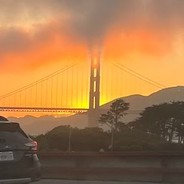 Pretty powerful bridge on the drive home yesterday