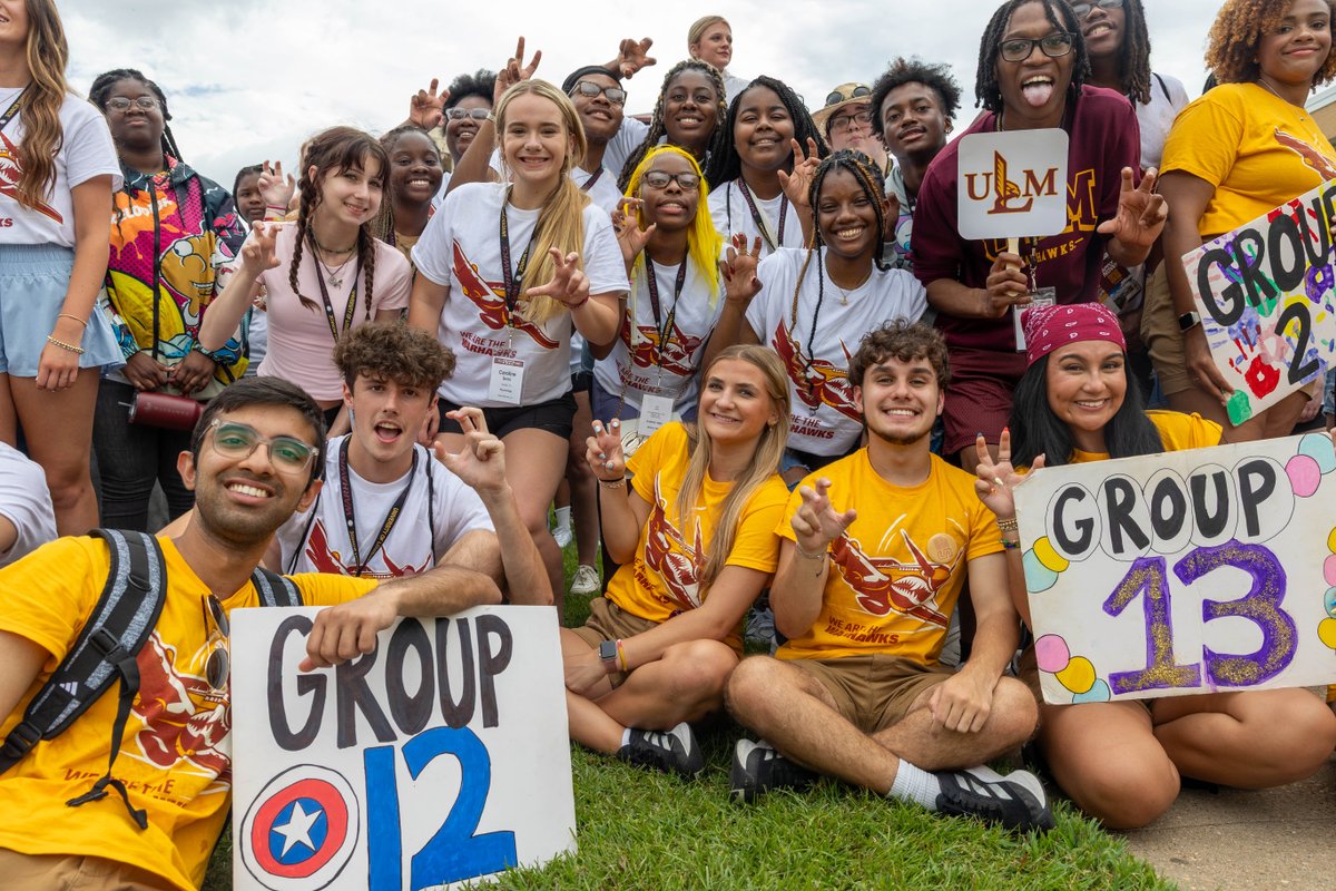 ULM_Official's tweet image. Incoming freshmen of PREP session 3, you have been nothing short of fantastic. We cannot wait to have you all back on campus in the fall! 🦅
#ClassOf2029 #TALONSOUTS #TheBestIsOnTheBayou
For more photos, check out bit.ly/4ktQcL3 🔗