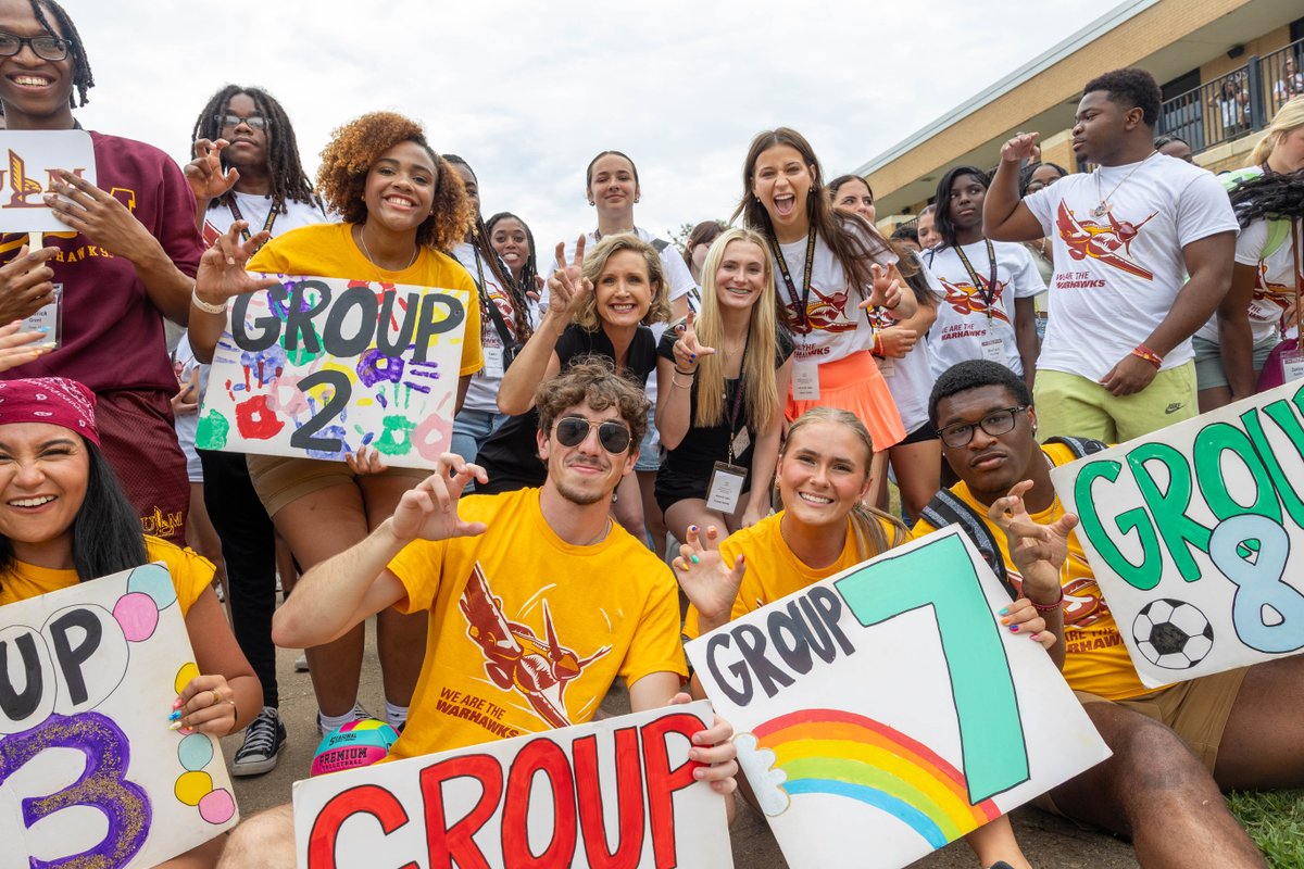 ULM_Official's tweet image. Incoming freshmen of PREP session 3, you have been nothing short of fantastic. We cannot wait to have you all back on campus in the fall! 🦅
#ClassOf2029 #TALONSOUTS #TheBestIsOnTheBayou
For more photos, check out bit.ly/4ktQcL3 🔗