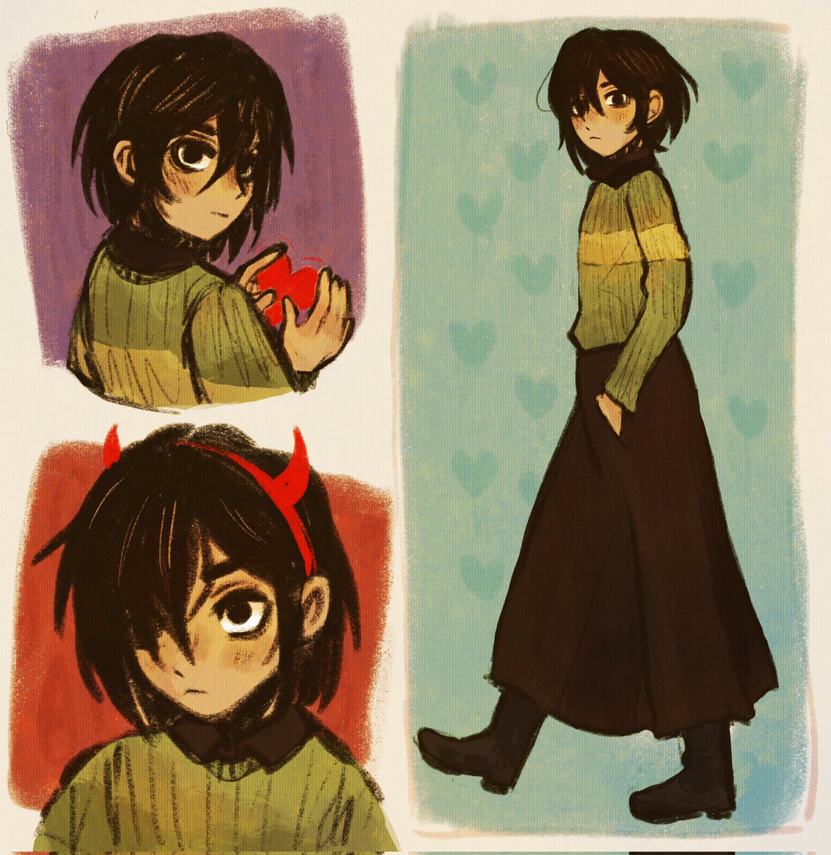 Kris deltarune u r so cool #deltarune #fanart