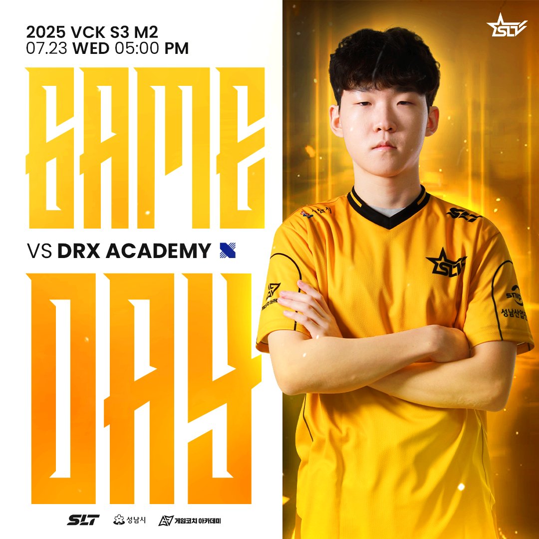 [2025 #VCT_CK S3 RS M4 vs DRX ACADEMY]

가장 빛나는 것은 바로 우리! 🌟

The thing that shines the most is us! 🌟

※ 해당 경기는 비방송으로 진행됩니다.

#SLT #SLTGO #SLTWIN
