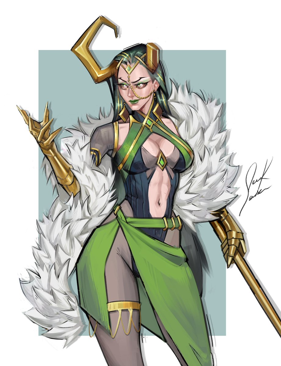 SoulDerik's tweet image. Lady Loki 

I’d like to thank everyone again. This motivates me to grow as an artist and continue on this journey. 💚

And yes, I’d love to see her in Marvel Rivals as a skin for Loki.