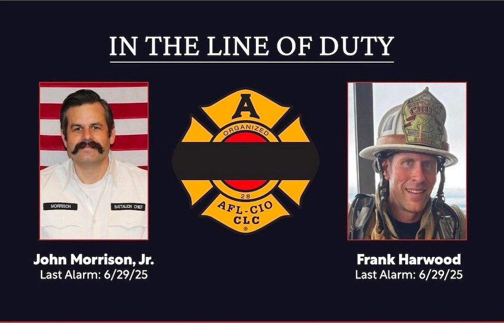 CAFireFound's tweet image. This week, our Cal-LAST team will stand in solidarity with the firefighting community as we honor the lives and legacies of @CDAFirefighters, Local 710, Battalion Chief John Morrison Jr., and @Local2856, Battalion Chief Frank Harwood. The tragic loss felt in Coeur d’Alene has…