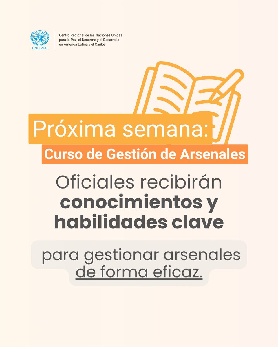 UNLIREC's tweet image. 🧰 Armerías seguras significan comunidades más seguras

La próxima semana, funcionarios de 🇧🇧 Barbados y del Caribe Oriental participarán en el Curso de Gestión de Armerías en 🇬🇩 Granada

Organizado con @GNDPOLICEFORCE  | Financiado por 🇺🇸 INL-USA