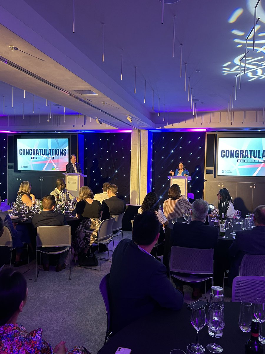 SoniaMMack's tweet image. What an amazing & inspiring evening!! Congratulations to all of our finalists and winners 👏🏻 👏🏻 👏🏻 @RCPhysicians #EPCA25