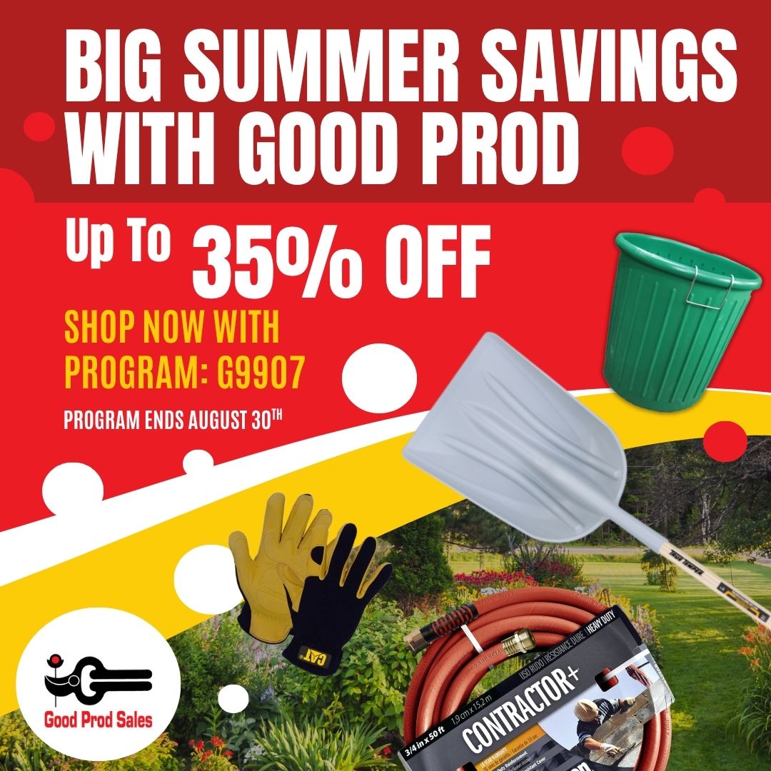 💥 Arett’s Good Prod Sale = Big Summer Savings
Now through August 30th, get up to 35% off:

🌿 Landscape tools
✂️ Cutting tools
💦 Watering gear
🐜 Repellents &amp; fertilizers
Use Program #G9907 on Arett.com!
#RetailDeals #GardenSupplies #ArettPromo
