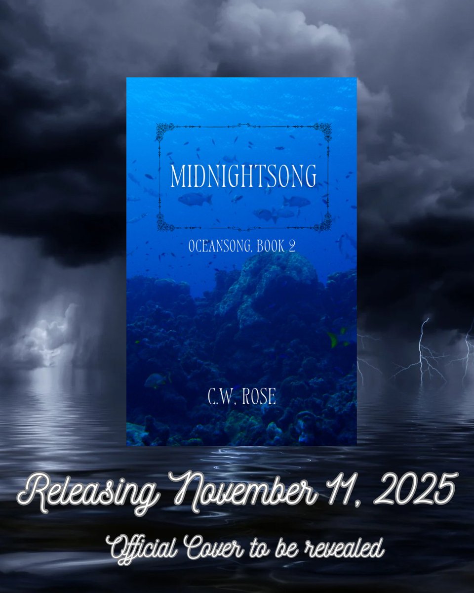 Ready for an ✨ANNOUNCEMENT✨?

MIDNIGHTSONG (Oceansong Duet, Book 2) has a release date! Angie &amp; Mer-Prince Kaden will swim to you one more time on 🌨️November 11, 2025❄️ to share the conclusion of their story. 

Betrayal. More romance. More angst. 

Are you ready? #booktwt