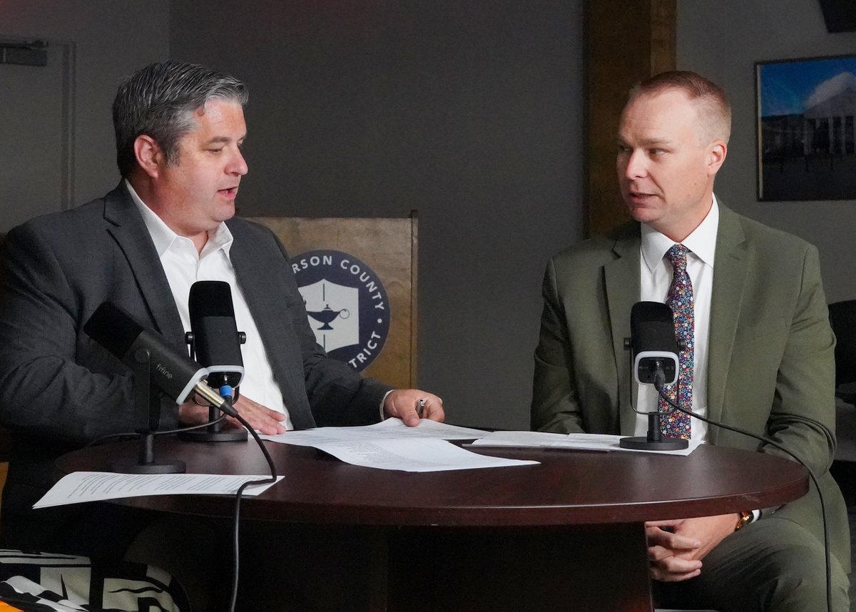 JEFCOED's tweet image. Our communications team is hard at work putting together a brand-new episode of our 'Inside JEFCOED' podcast!🎙️🎥We're excited to share our conversations with Dr. Gertrudis Hunter and Hunter Davis about the Jefferson County Schools Education Foundation.