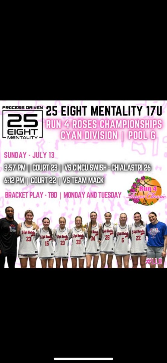 Here’s my schedule for Run4Roses! 
<a href="/258Mentality/">Mr. and Mrs. 25/8</a>