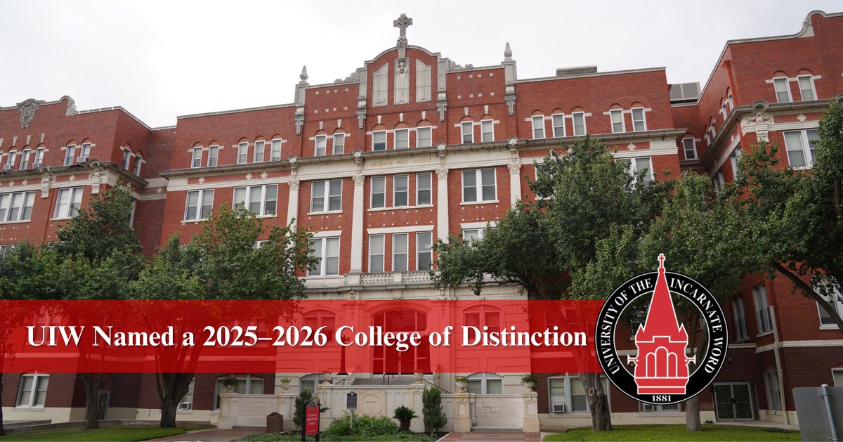 uiwcardinals's tweet image. For the 5th year in a row, UIW has been nationally recognized as a 2025–2026 College of Distinction for our commitment to engaged, experiential learning.
🔗 Read More: uiw.edu/news/2025/07/u…
#UIW #GoCardinals