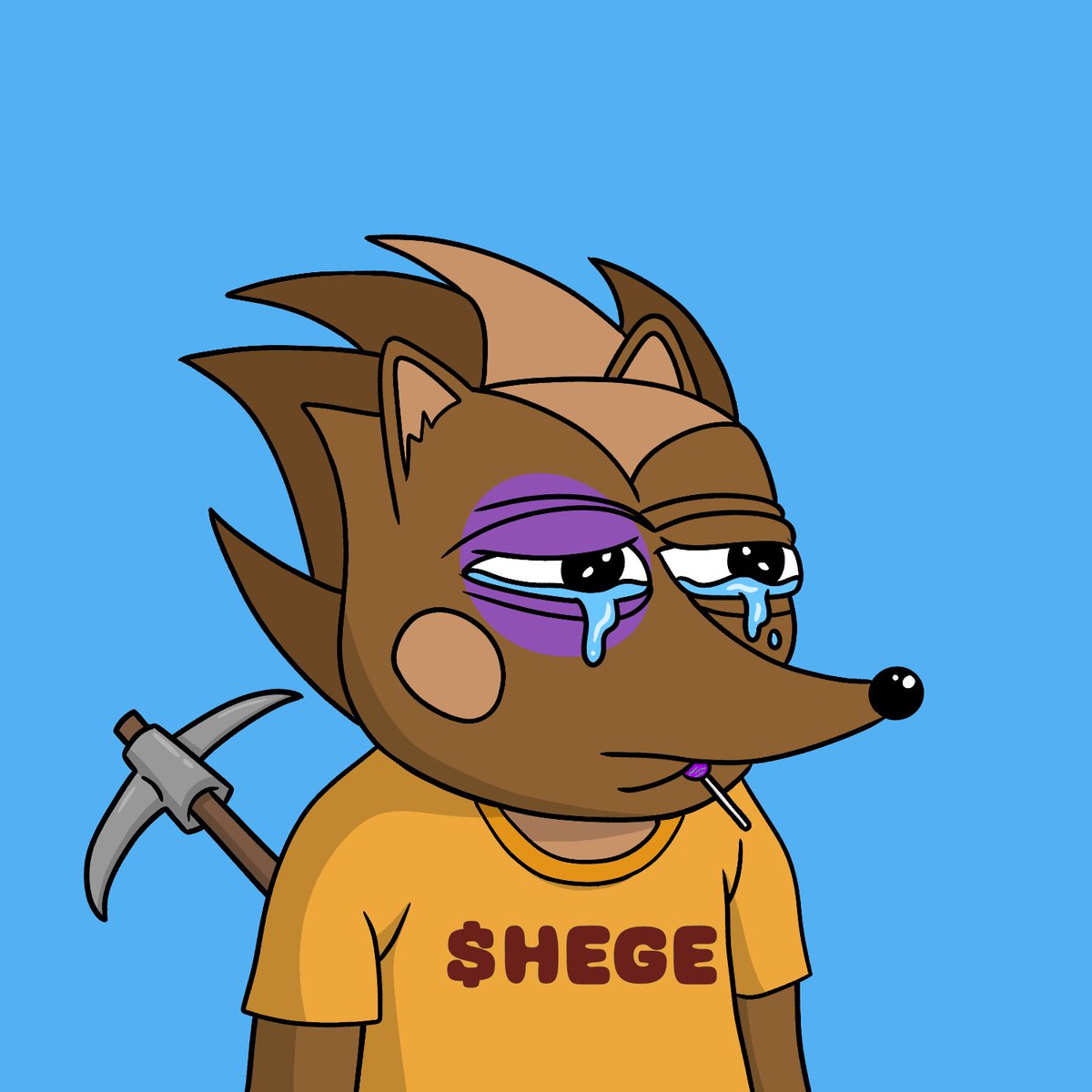 New Hegend Buy!

Hegend Bluenite
In a world of colors, Bluenite wields a pickaxe and pops lollipops while crying eyes sparkle.

Rank: 1513
Tier: Uncommon
Price: 0.74 SOL ($121)
tensor.trade/item/3E9RxfTjf…