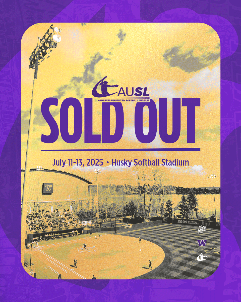 Washington Softball (@uwsoftball) on Twitter photo EVERYONE WATCHES SOFTBALL 📈
We can't wait to have <a href="/AUSL_Blaze/">blaze | athletes unlimited softball league</a> and <a href="/AUSL_Volts/">VOLTS | AUSL</a> at Husky Softball Stadium in front of a sold out crowd all weekend long! EVERYONE WATCHES SOFTBALL 📈
We can't wait to have <a href="/AUSL_Blaze/">blaze | athletes unlimited softball league</a> and <a href="/AUSL_Volts/">VOLTS | AUSL</a> at Husky Softball Stadium in front of a sold out crowd all weekend long!