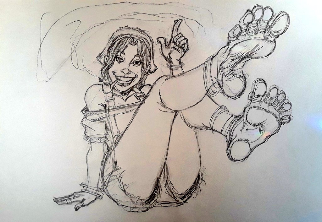 I found a Sketchbook that I've been hunting for with a bunch of drawings from 2023 that I've been wanting to finish. Here's some stuff part 2