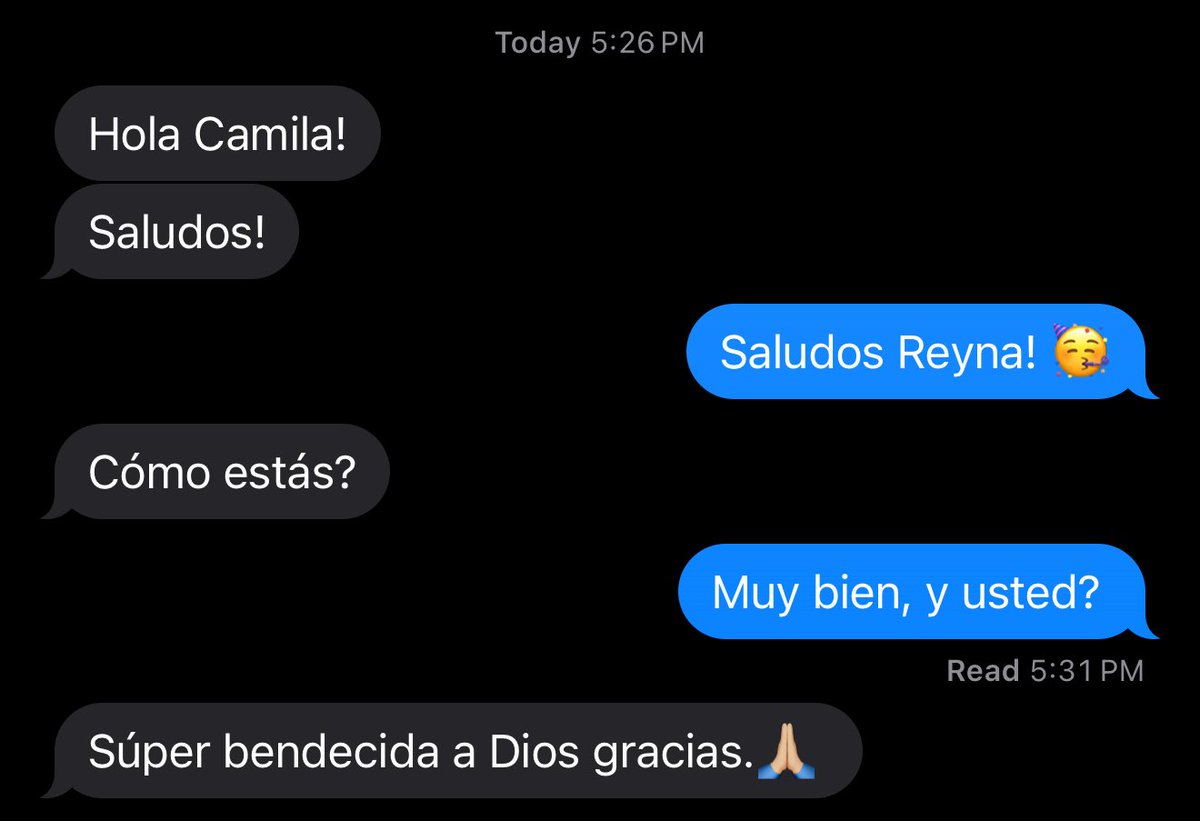 An unexpected text I got today.

Reyna owns a restaurant near me that accepts Bitcoin as payment. 

She texted me to say hi and to let me know she is very blessed 🥹🧡

Happy ATH friends! 

Stay humble and keep stacking!