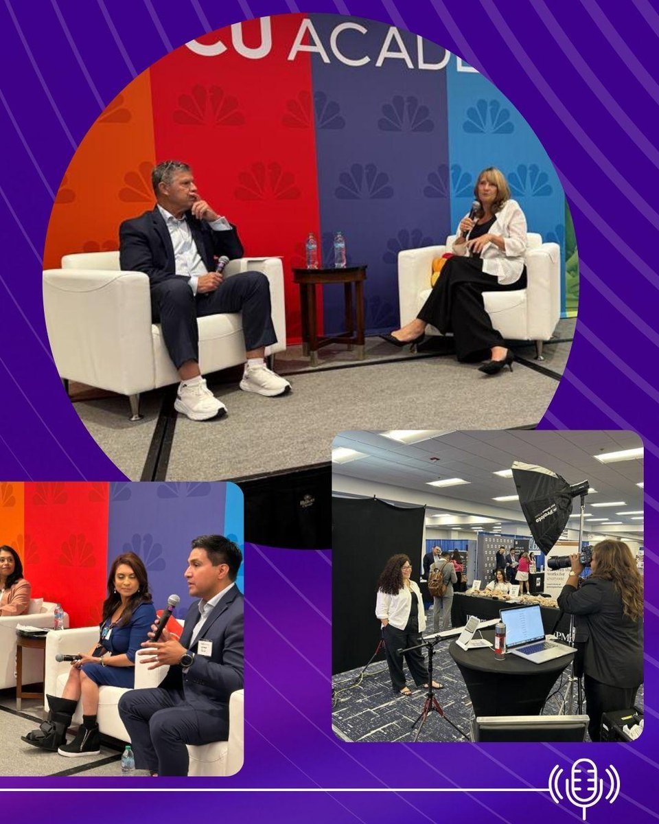 NBCUTelemundo's tweet image. 📰 Tomorrow’s newsrooms start here. From dynamic student panels to meaningful conversations at the Career Expo, we were proud to support and connect with the next generation of Latino journalists at #NAHJ25.

#ElPoderEnTi’s #TelemundoAcademy is on the ground at #NAHJ2025,…