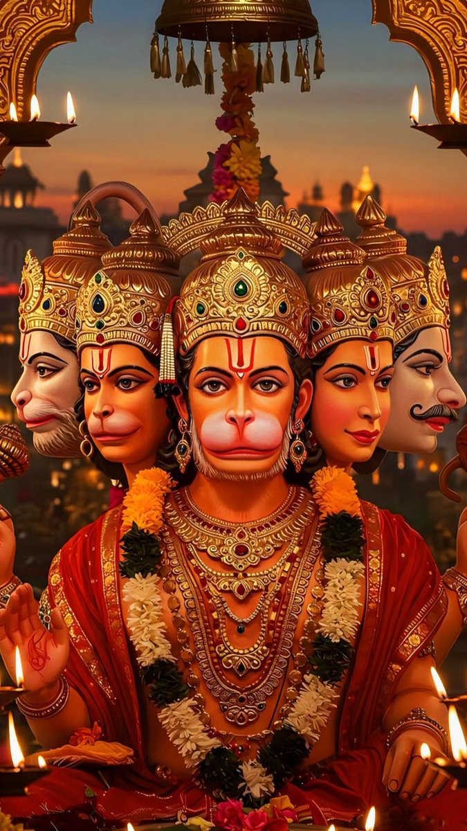 ॐ हनुमते नमः 
ॐ नमो हरि मर्कट मार्कटाय स्वाहा