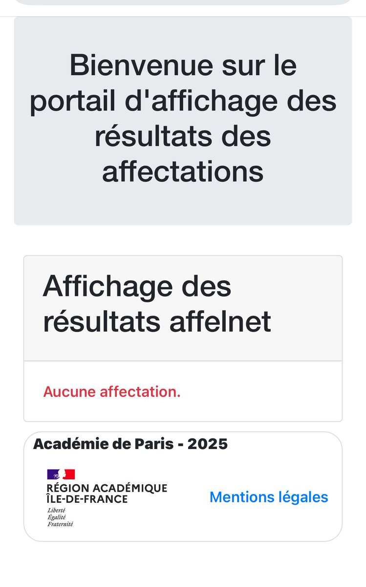 LilycareFr's tweet image. Faillite du système …. #lycées #Paris #Affelnet @acadParis @education_gouv