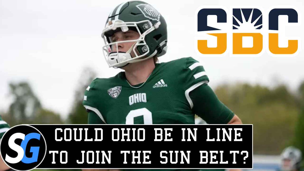 Saturday_Glory's tweet image. The Sun Belt is in the market for a replacement for the Texas State Bobcats. Are the Ohio Bobcats the answer? A recent report suggests it could be a fit, and @GarrettSearight dissects whether that's a good idea or not.
>>Watch here: youtu.be/J90dJizbQLk