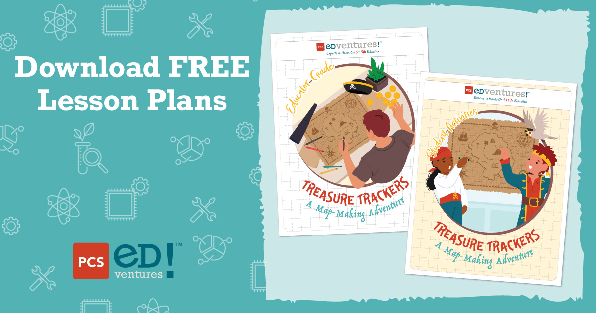 Ahoy, educators! 🗺️ Teach map-making with our NEW Treasure Trackers download! 👉 hubs.ly/Q03wxRd-0 Kids will love learning compass directions, grids and creating their own maps. It's low-prep, high-fun! #MapMaking #ElementaryEducation #TeacherResources #PirateTheme