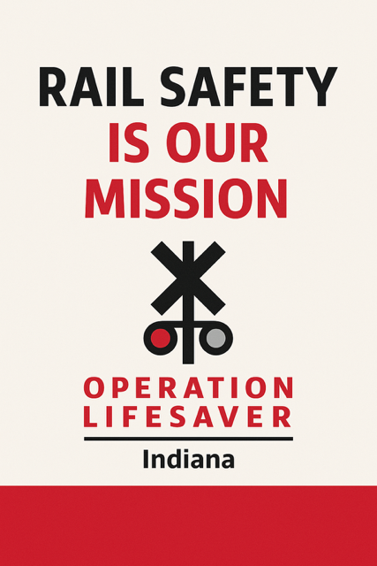 IndianaOpLife's tweet image. 🚦 Rail Safety Is Our Mission.
We’re committed to preventing tragedies near tracks.
Stay alert. Stay alive.
#OperationLifesaver #RailSafety