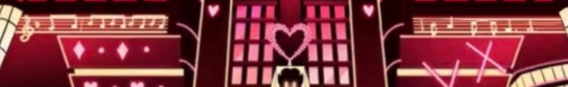 ChillyKerfuffle's tweet image. How did I not notice this before there’s music notes on the hotel one side lucifer the other Alastor 😅