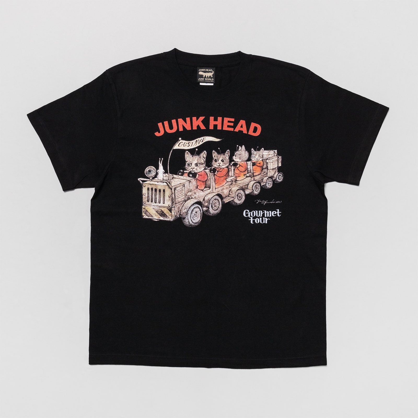 ボリス雑貨店 ヒグチユウコ Tシャツ JUNK WORLD ジャンクワールド Tシャツ JUNK WORLD BORISくんとギュスターヴくん – ボリス雑貨店