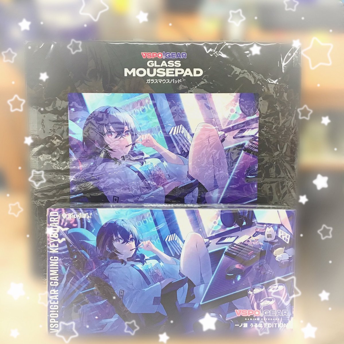 ファンダムアキバ です‼️ #一ノ瀬うるは ちゃんマウスパッド&ガラス