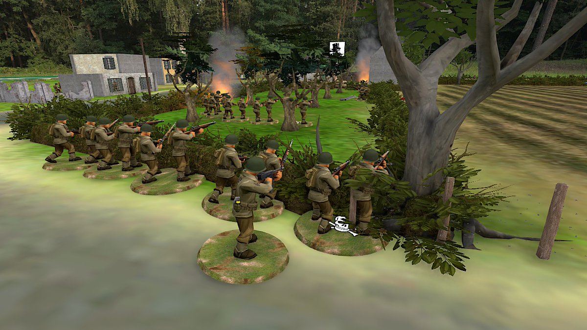The Americans took a hard run at Arthenay, but their morale couldn't  handle the heavy casualties and they've been forced to withdraw.  One  suspects they'll be back in this version of a pint-sized campaign for "I  Ain't Been Shot Mum". #IABSMRevolution