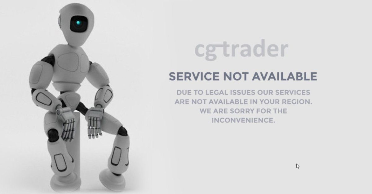 crwjaakko's tweet image. #cgtrader not available in Japan?