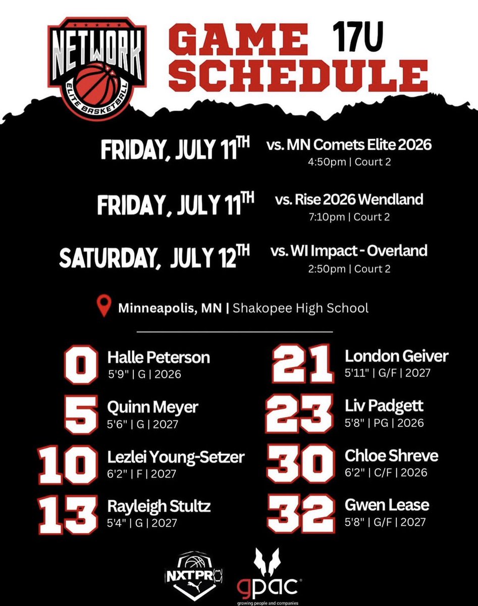 In Minnesota this weekend! <a href="/SDNETworkBBall/">NetworkElite 2024</a>