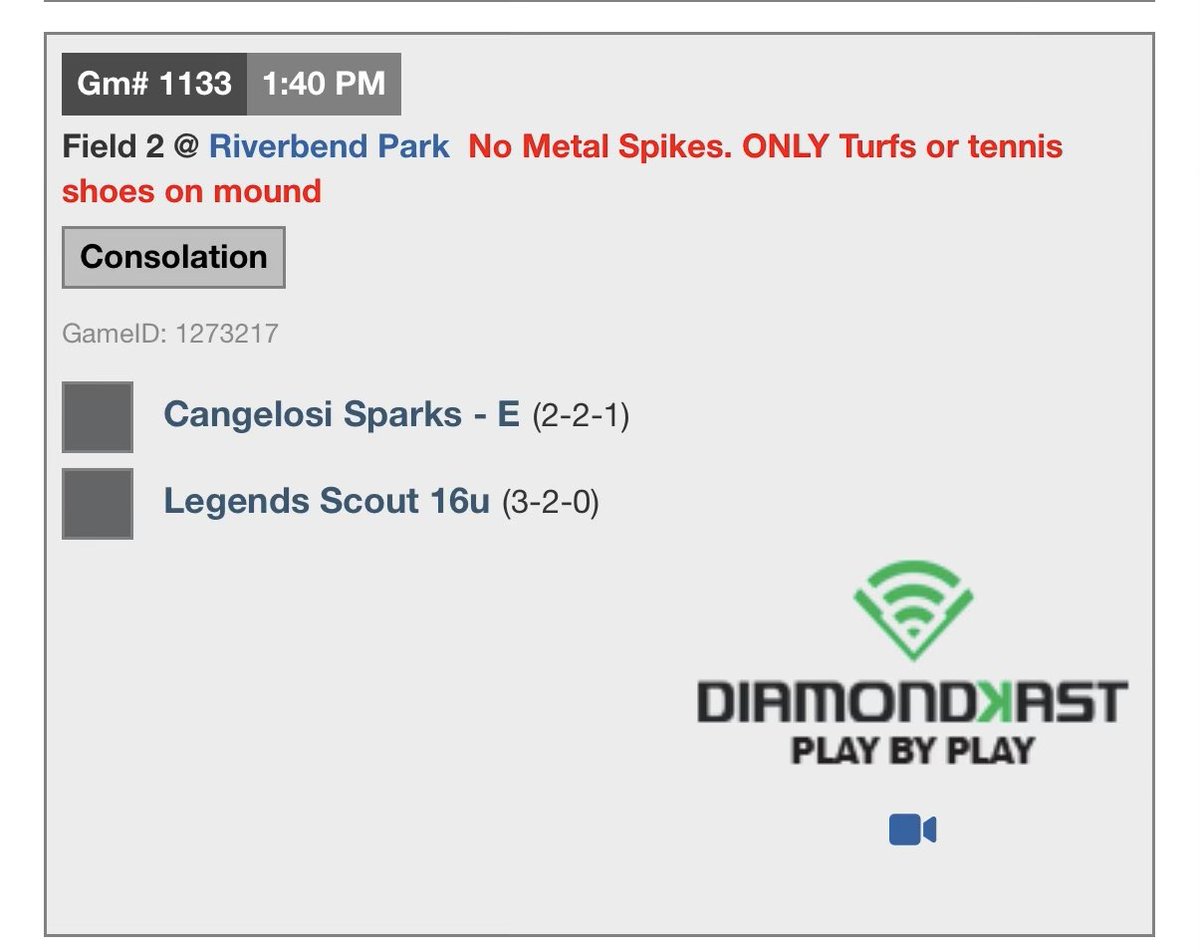 Logan Mackin (@logan_mackin99) on Twitter photo I will be pitching tomorrow July 11th at 1:40 p.m. on field 3 at Riverbend Park (1999 Riverbend Rd. Dalton, GA) against Legends Scout 16u. <a href="/CangelosiSparks/">Cangelosi Sparks</a> <a href="/dougbedinger/">Doug Bedinger</a> <a href="/MinookaBaseball/">Minooka Baseball</a> <a href="/PG_Scouting/">Perfect Game Scout</a> <a href="/PG_Illinois/">Perfect Game Illinois</a> <a href="/PG_Uncommitted/">PG_Uncommitted</a> <a href="/PrepBaseballIL/">Prep Baseball Illinois</a> I will be pitching tomorrow July 11th at 1:40 p.m. on field 3 at Riverbend Park (1999 Riverbend Rd. Dalton, GA) against Legends Scout 16u. <a href="/CangelosiSparks/">Cangelosi Sparks</a> <a href="/dougbedinger/">Doug Bedinger</a> <a href="/MinookaBaseball/">Minooka Baseball</a> <a href="/PG_Scouting/">Perfect Game Scout</a> <a href="/PG_Illinois/">Perfect Game Illinois</a> <a href="/PG_Uncommitted/">PG_Uncommitted</a> <a href="/PrepBaseballIL/">Prep Baseball Illinois</a>
