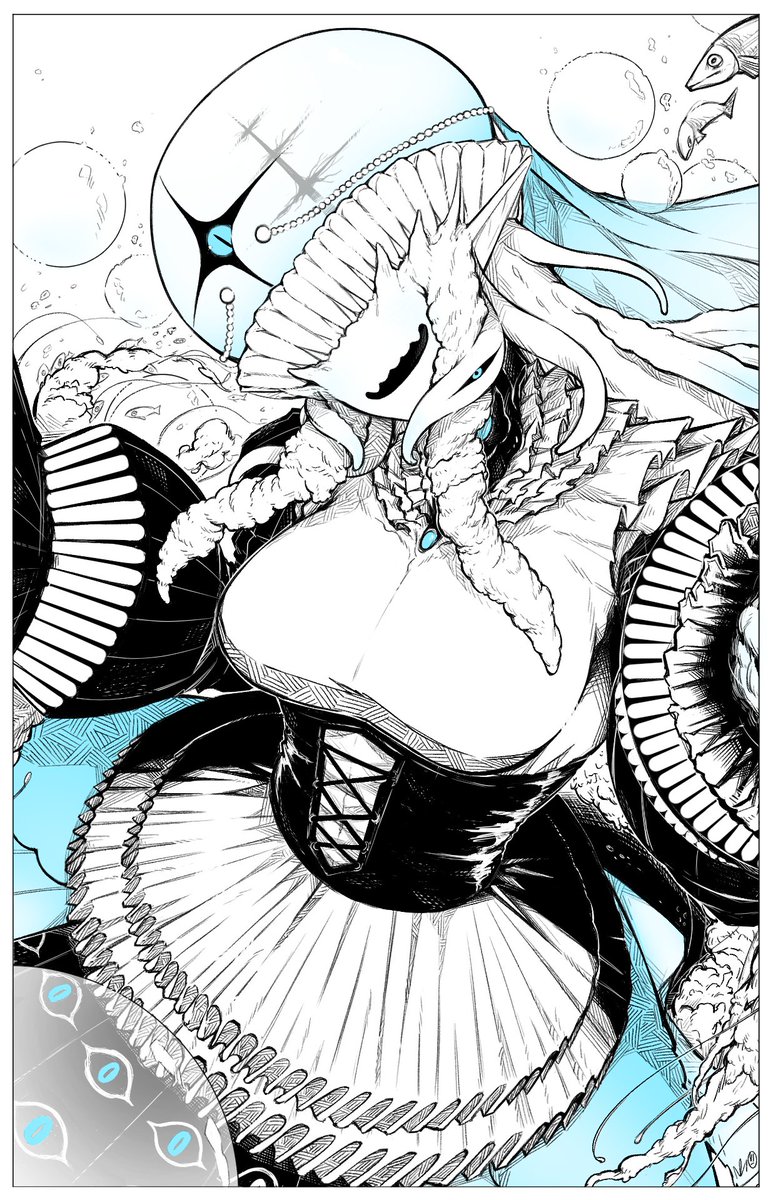 NBnebradisk's tweet image. Jellyfish Witch