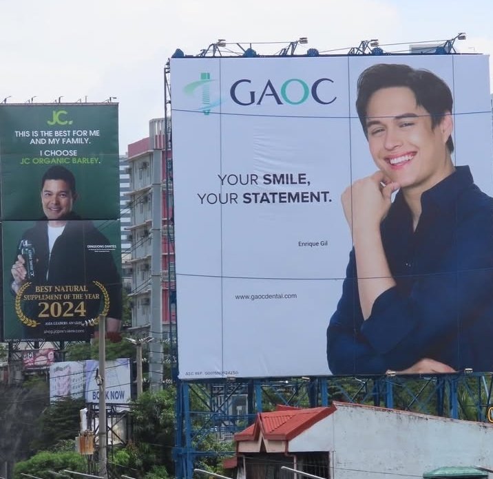 #EnriqueGil GAOC endorsement billboard!
That perfect smile 😍