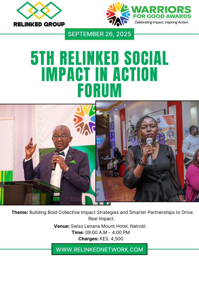 RelinkedGroup's tweet image. ‘Social Impact in Action’ means moving beyond awareness or theory to create measurable, real-world impact—turning ideas into actions that transform systems, behaviors, and lives.
Register here forms.office.com/r/Dca0ke1MpV to join us for the 5th Relinked Social Impact in Action Forum!