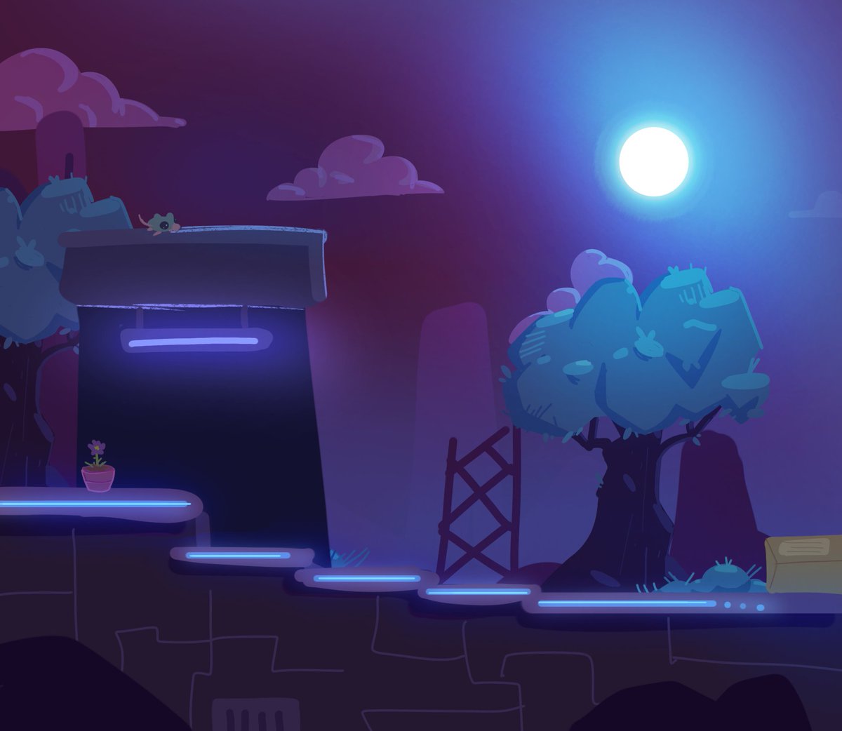 Dibujos y conceptos para niveles que jamás usé.