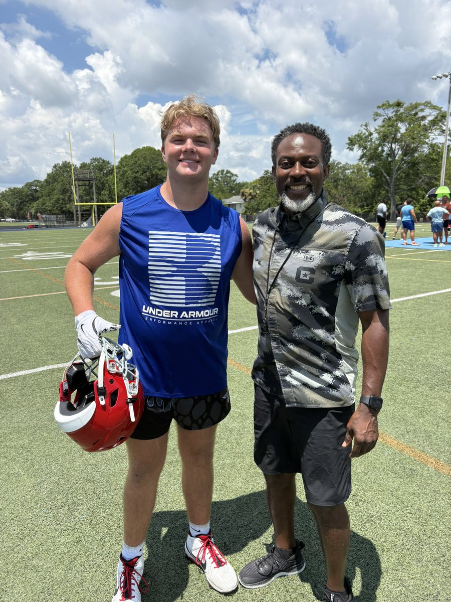 NoblesDax's tweet image. Had a great time at The Citadel Lineman Camp! Grateful for the coaching, the competition, and the chance to get better every rep. Honored to be named Top Dog of the 9th Grade Lineman Challenge! @KoachDrayton @CoachRAPinilla @CoachGuard_  @NoblesBrock  @CitadelFootball…