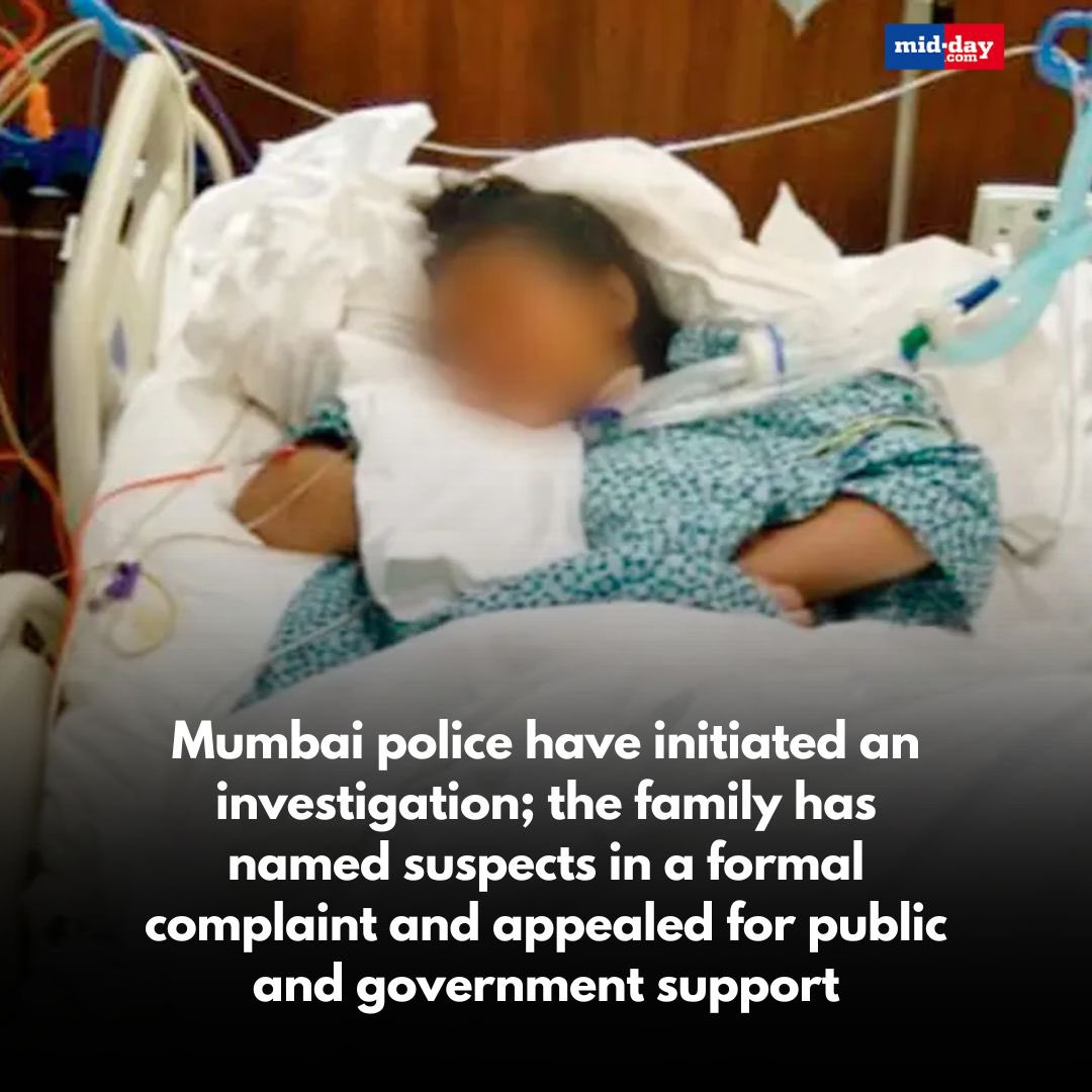 Mid-Day follow-up:
Nearly a month after being flown back unconscious from Abu Dhabi, the young Versova woman continues to fight for her life at SevenHills Hospital. As concerns mount over her deteriorating health and uncertain future, her mother and sisters struggle to cope with