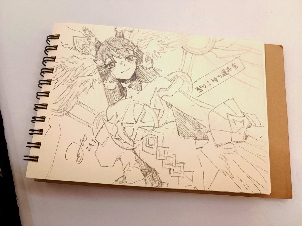 191Hisashi's tweet image. It's been a while since I last touch a sketchbook 🫠
