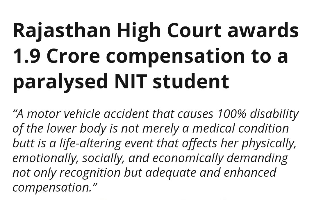Imagine having to pay this sum from your pocket or end up in civil imprisonment .

Hence never drive without third party motor vehicle insurance.