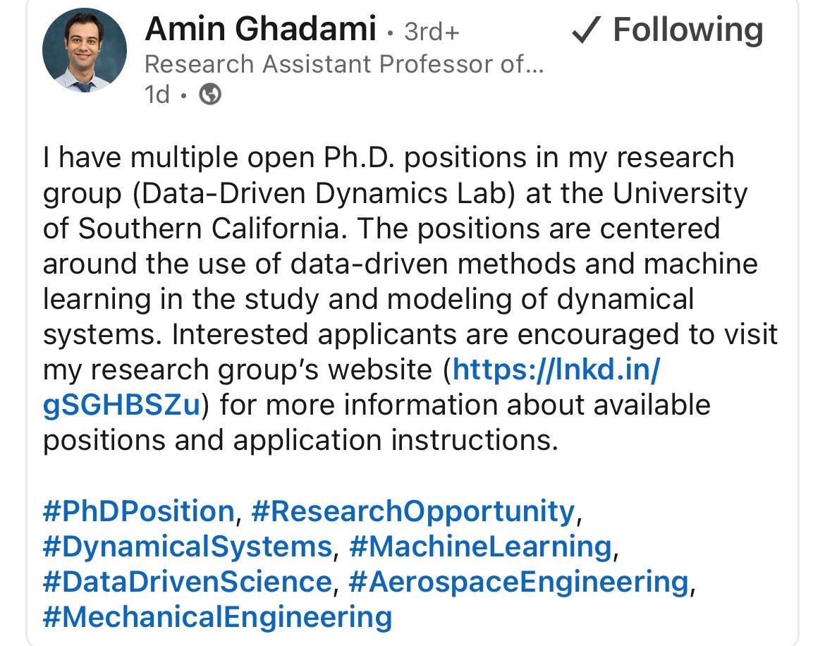 PhD opportunities in data-driven dynamics lab 

sites.usc.edu/ghadami/contac…