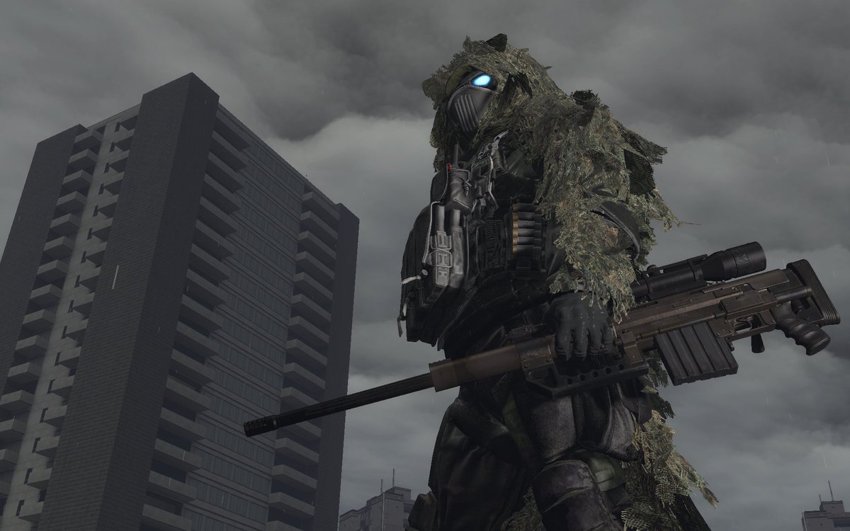 TheUnarmedCat's tweet image. Technically a repost but hereβs all the alien bushmen and human snipers