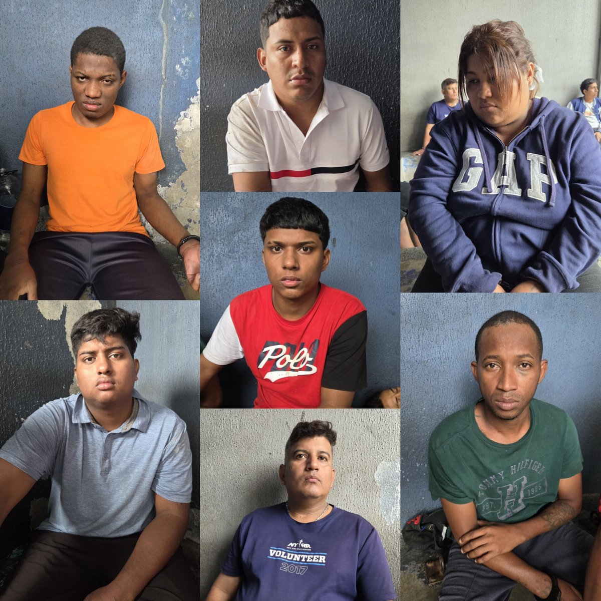 #Guayaquil
Los 7 detenidos por el delito de extorsión y por intentar secuestrar al dueño de la cadena de parrilladas Rukito tras operativos al norte de la ciudad y en el cantón Urdaneta, en Los Ríos 

Los sujetos pedían desde $5000 en adelante a sus víctimas, entre los detenidos