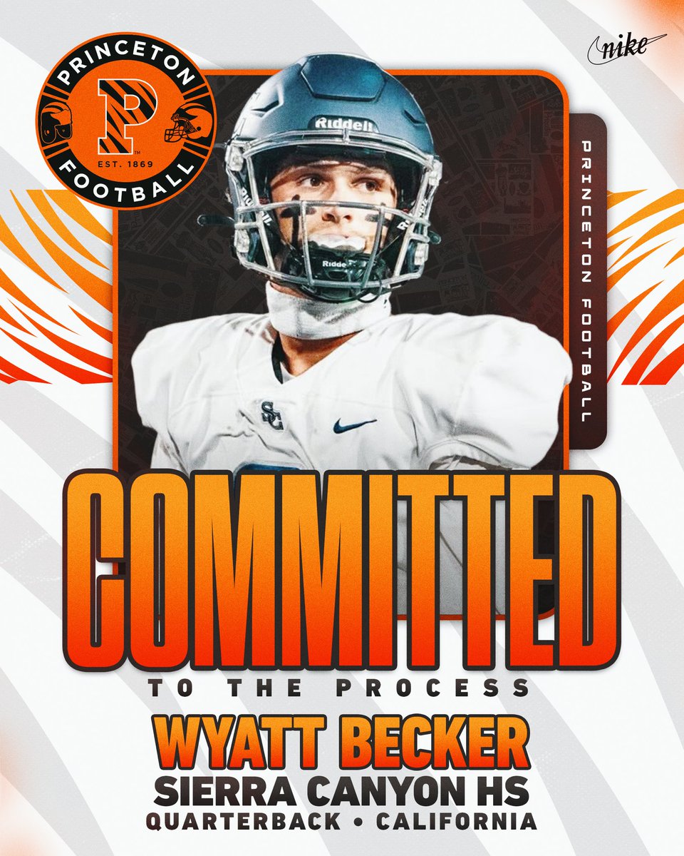Thrilled to announce I'm continuing my football and academic journey at Princeton! Grateful for this opportunity🐅 #GoTigers #JUICE 🍊
<a href="/PrincetonFTBL/">Princeton Football</a> <a href="/CoachBobSurace/">Bob Surace '90</a> <a href="/SVerbit/">Stephen Verbit</a> <a href="/CoachRosenbaum/">Mark Rosenbaum</a> <a href="/CoachDanny10/">Danny Hernandez</a> <a href="/SierraCanyonFB/">Sierra Canyon FBall</a>