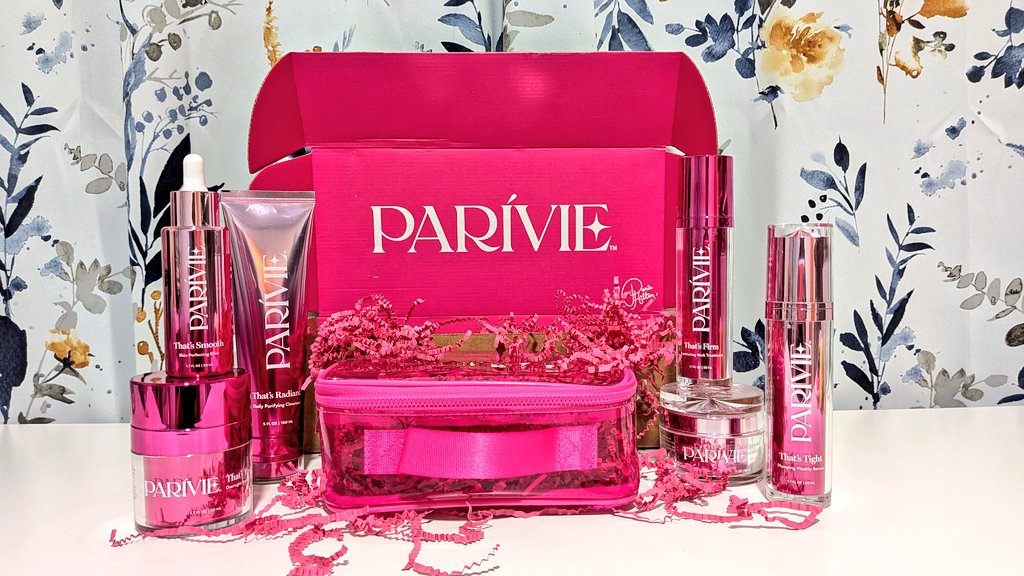 ChristopherLehm's tweet photo. I can't believe @ParisHilton invented #SkinCare. My #Parívie order came today! I'm not sure I am the demographic but I'm about to be even more stunning. #ThatsHot #ThatsTight https://t.co/5VDOQBjNB9