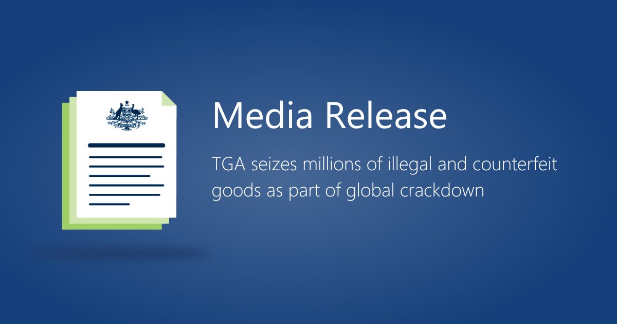 TGAgovau's tweet image. We have facilitated the seizure of millions of counterfeit and illegal therapeutic goods as part of INTERPOL's Operation Pangea XVII, a global initiative targeting the illegal trade of therapeutic goods. Read more:
tga.gov.au/news/media-rel…