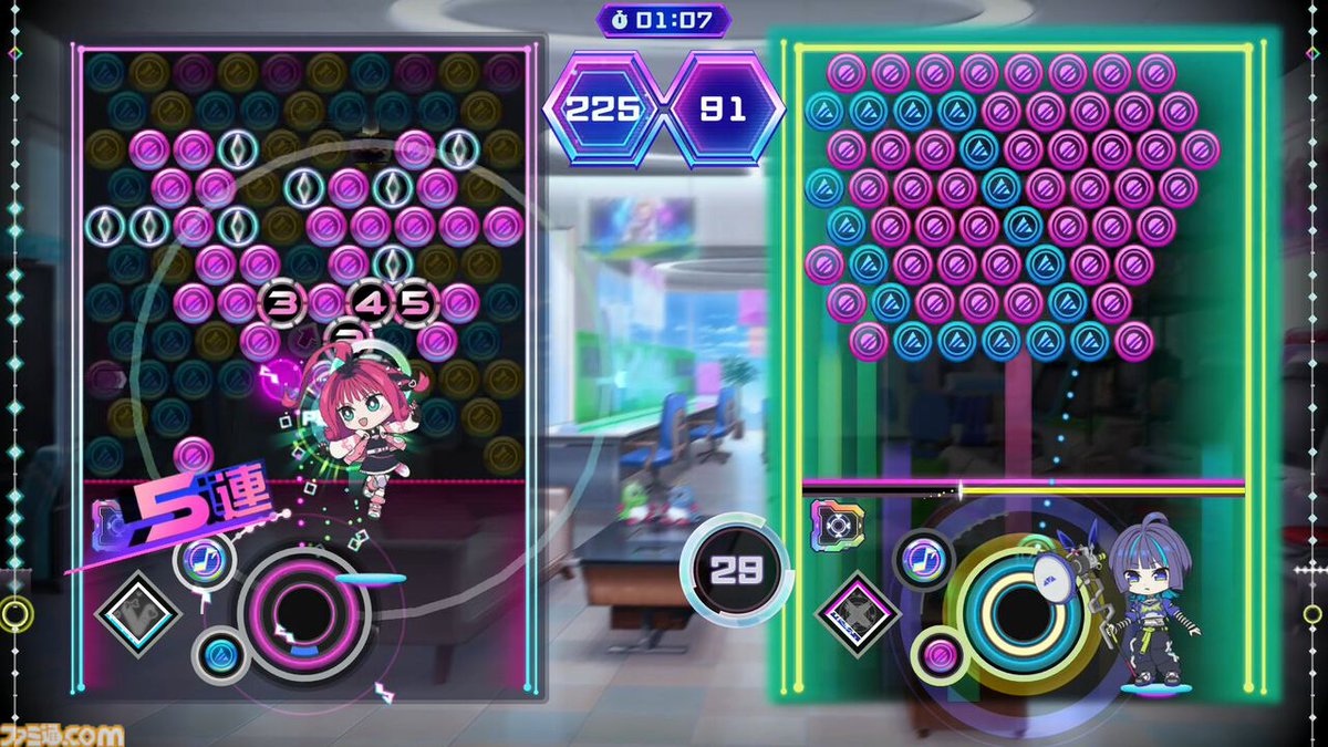 QQQbeats!!!（キュキュキュビーツ）』パズルと音ゲーの新次元MIXゲーム