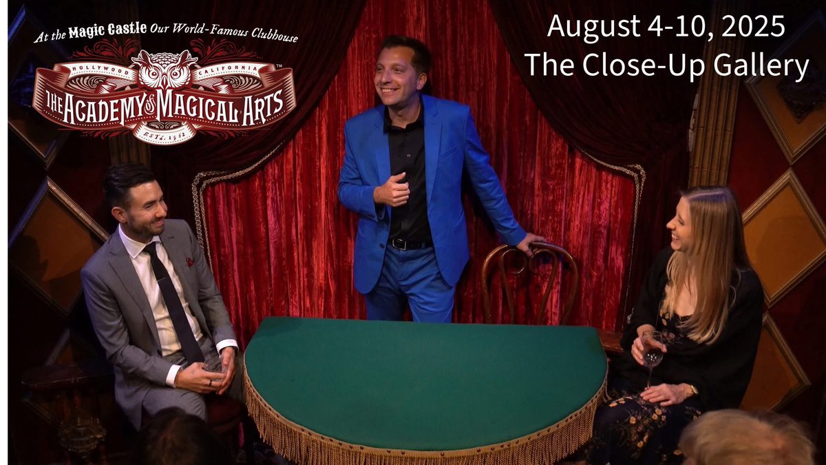 It’s hard to describe the feelings I get every time I walk into the Magic Castle.  And it is hard to describe the excitement I feel right now knowing that I am just a short time away from another week of doing what I love, where I love doing it.