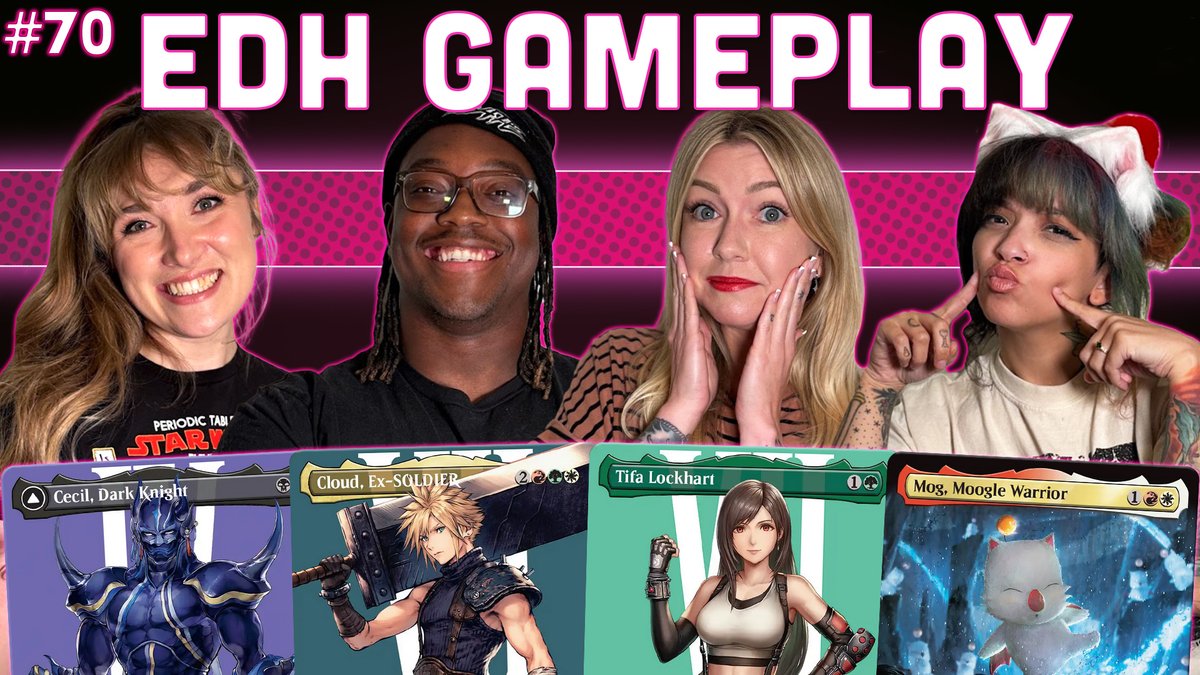 Scrybabies (@scrybabiesmtg) on Twitter photo LIVE NOW! ⚔️
We invited our friends <a href="/itsannamargaret/">Anna Margaret</a> and Ify over for MORE Final Fantasy commander gameplay! We can’t get enough of this set!
Thank you to our sponsors <a href="/DragonShield_/">Dragon Shield</a> & <a href="/moxfieldmtg/">Moxfield</a> !
Don’t forget to like & subscribe!#magicthegathering #edh LIVE NOW! ⚔️
We invited our friends <a href="/itsannamargaret/">Anna Margaret</a> and Ify over for MORE Final Fantasy commander gameplay! We can’t get enough of this set!
Thank you to our sponsors <a href="/DragonShield_/">Dragon Shield</a> & <a href="/moxfieldmtg/">Moxfield</a> !
Don’t forget to like & subscribe!#magicthegathering #edh